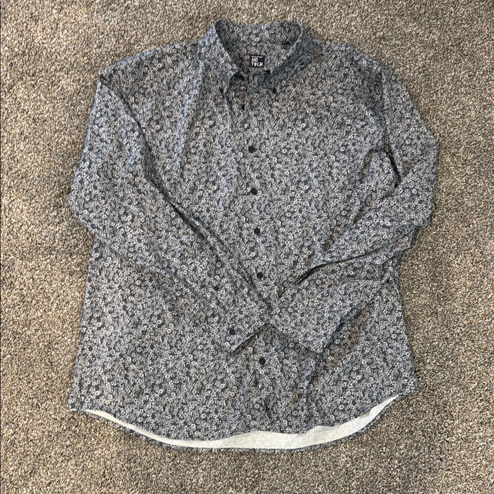 Men's Blue Floral Shirt